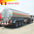 fuel transport stainless steel tanker trailer for sale